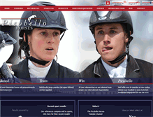 Tablet Screenshot of picobellohorses.com